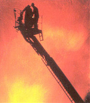 Fireman on Ladder